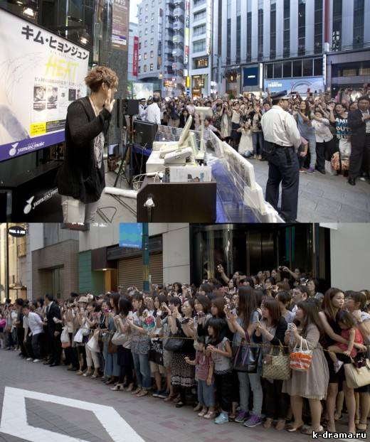 Ким Хён Чжун встретился с фанатами в Японии.